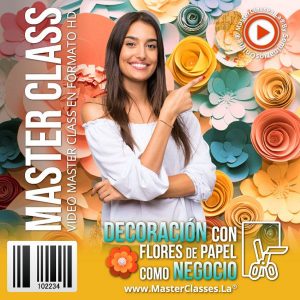 Curso Decoración con Flores de Papel como Negocio