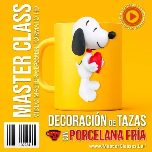 Curso Decoración de Tazas con Porcelana Fría