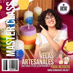 Curso Velas Artesanales Decorativas Ecofriendly para Negocio